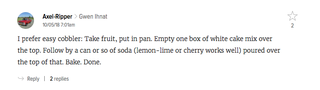 Illustration for article titled Fruit Soda Dump Cake may fit the bill if you’re having a crumble emergency